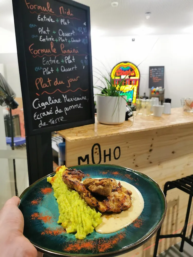 Cigaline de Porc À la Sauce Mexicaine Écrasé de Pomme de Terre Et Brocolis