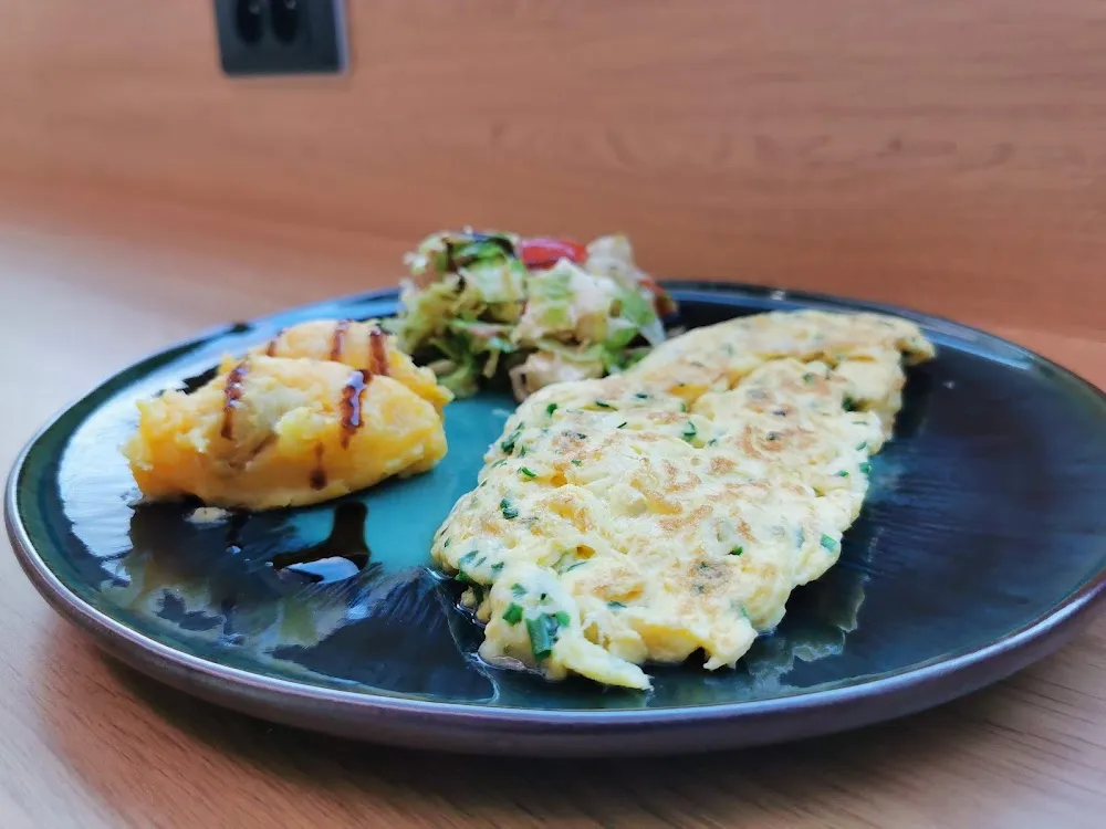 Omelette Écrasé de Pomme de Terre